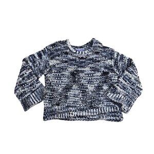 KIMCHI BLUE Knit Pullover Sweater Women's SMALL Crew Neck Loose Sleeve Cuff​​​​